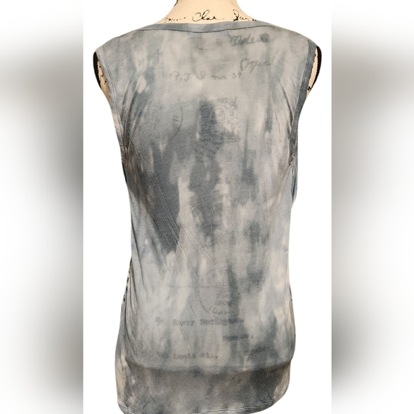 Michael Kors Tie Dye Sleeveless Blouse - Picture 3 of 5